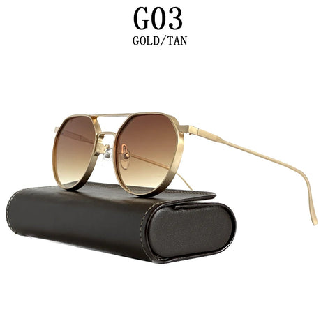 Round Steampunk Heavy Metal Sunglasses