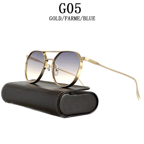 Round Steampunk Heavy Metal Sunglasses