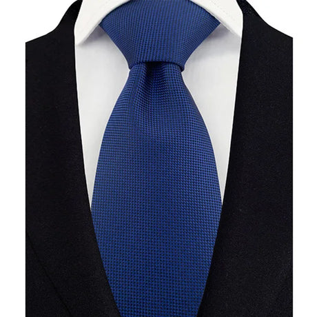 Royal Blue Color Paisley 8cm Jacquard Luxury Necktie