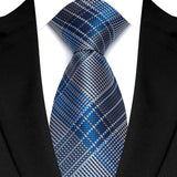 Royal Blue Color Paisley 8cm Jacquard Luxury Necktie