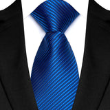 Royal Blue Color Paisley 8cm Jacquard Luxury Necktie