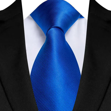 Royal Blue Color Paisley 8cm Jacquard Luxury Necktie