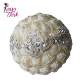 Royal Bridal Rhinestone Handmade Bouquet Sassy Chick Logo