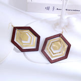 Retro Big Rhombic Earring