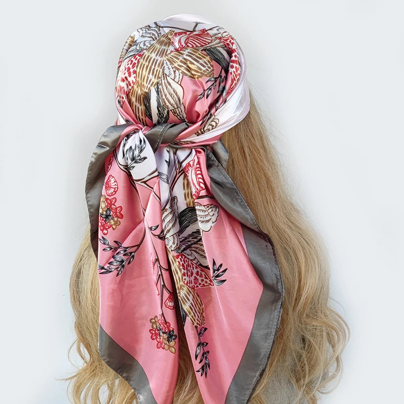 Bandanna Silk Muffler Scarf