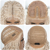 Cap of 30 Inch Noble Hair Long Wavy Synthetic Lace Wig