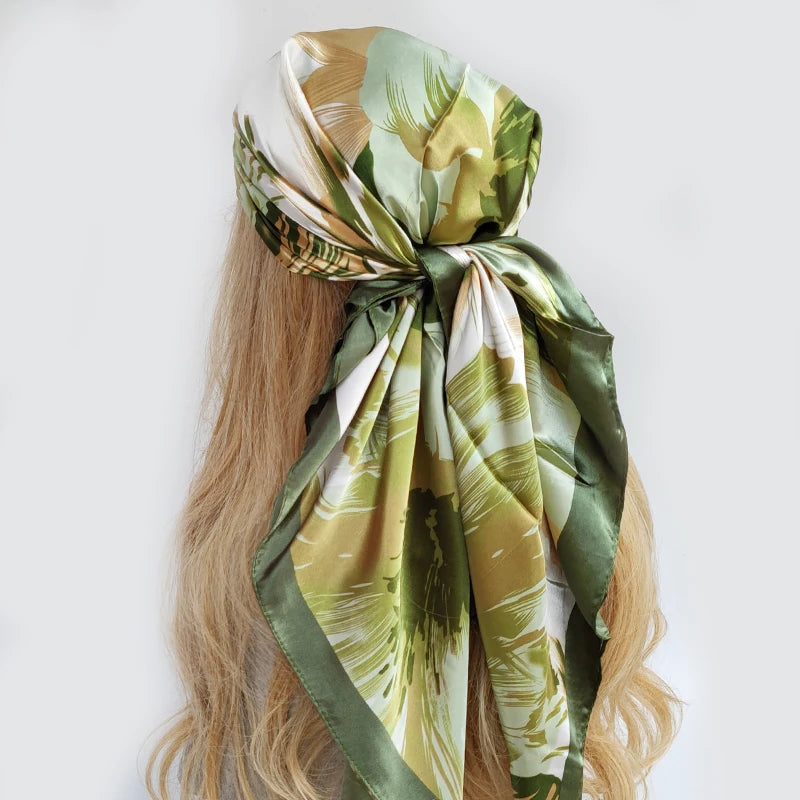 Bandanna Silk Muffler Scarf