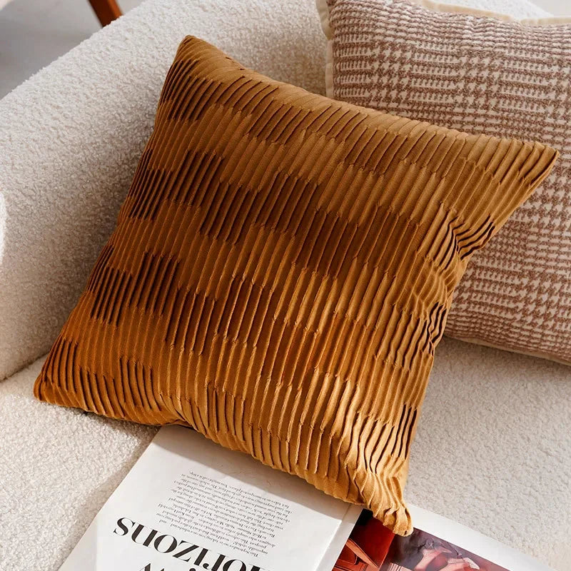 Light Luxury French Stamping Pillow Cover