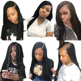 Long Braided Synthetic Wig