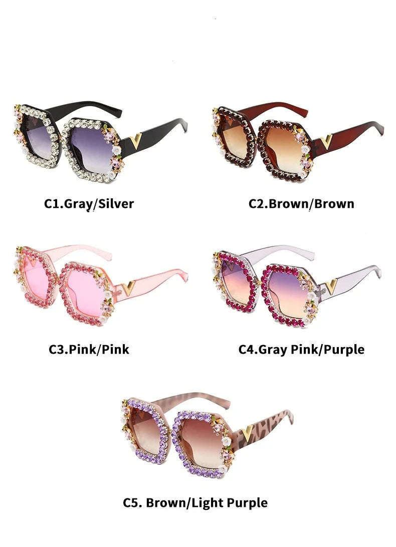 Stylish Diamond Blingbling Sunglasses