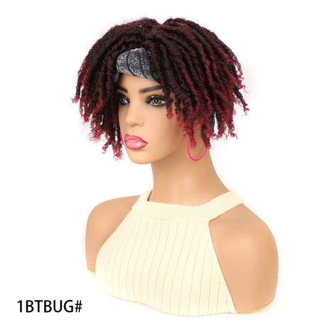 Crotchet Turban Synthetic Hair Wig