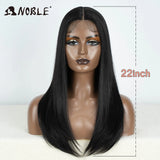 Straight Synthetic Wig  22" Brown