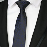 Plaids Jacquard Cravat Skinny 6CM Men's Ties