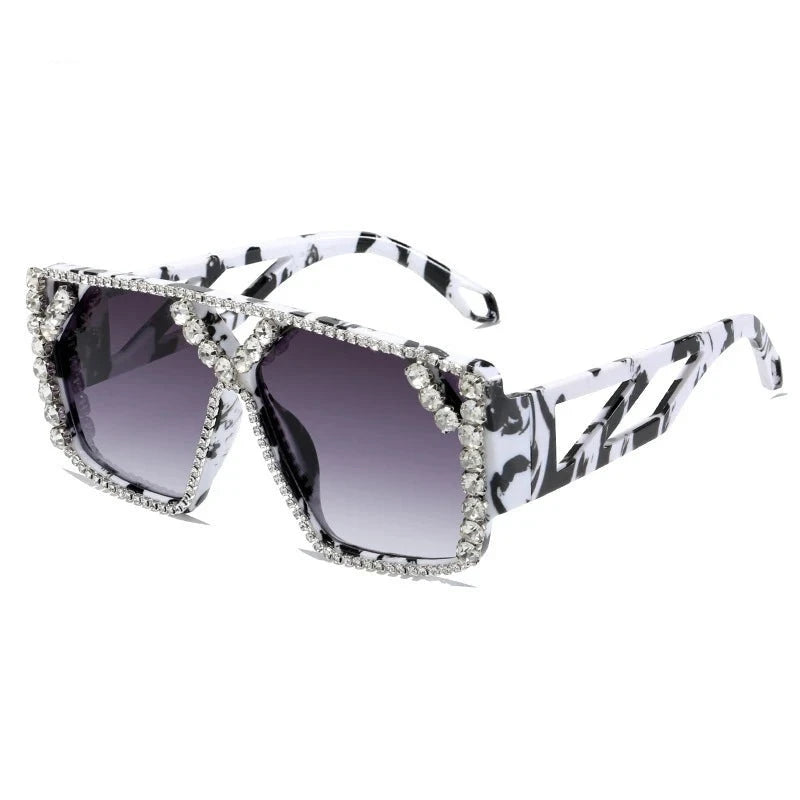 Oversized Luxury Square Sunglasses