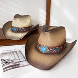 Vintage Panama Cowboy Hat