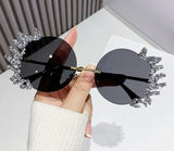 Diamond Frameless Sunglasses