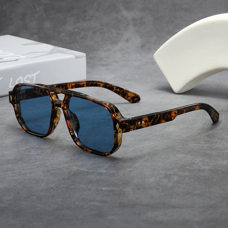 Blue Nearsighted UV Protection Myopia Lens Sunglasses