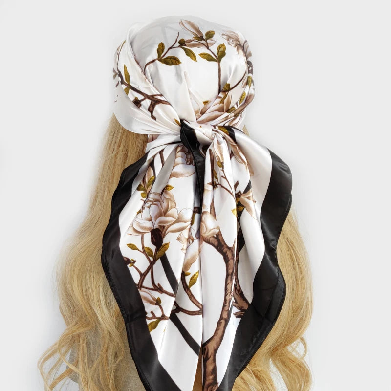 Bandanna Silk Muffler Scarf