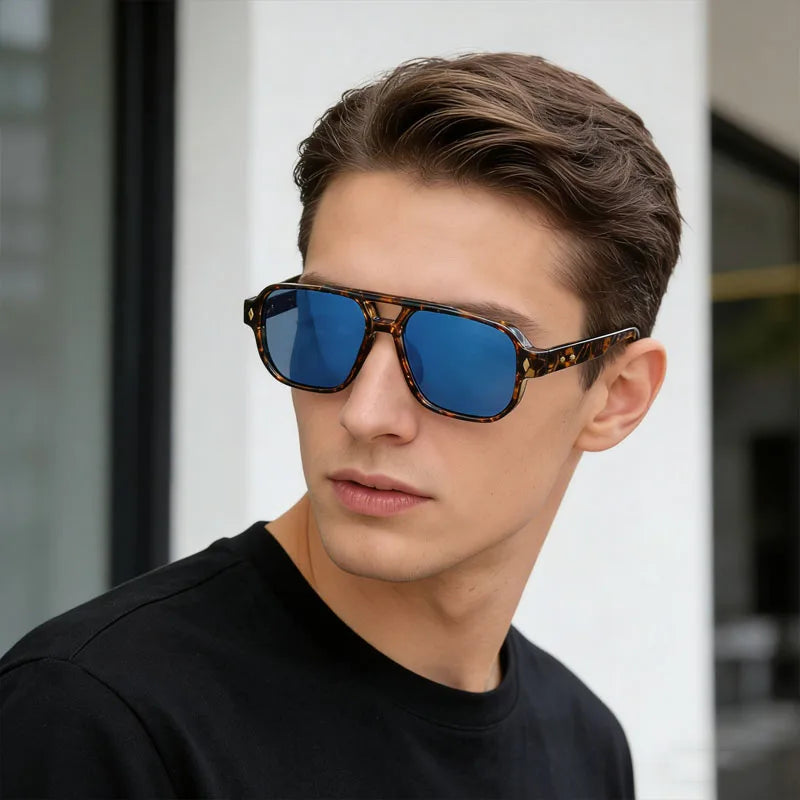 Model Using Nearsighted UV Protection Myopia Lens Sunglasses