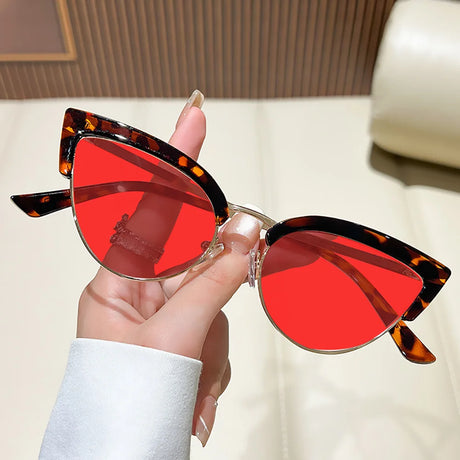 Metal Cat Eye Night Vision Sunglasses