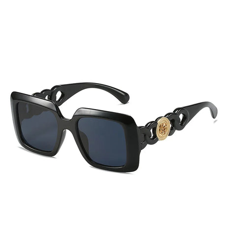 Double Color Frame Retro Sunglasses