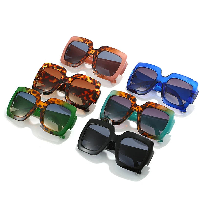 Oversized Square Colorful Sunglasses