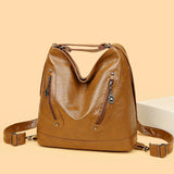 Multifunctional Soft Leather Bag