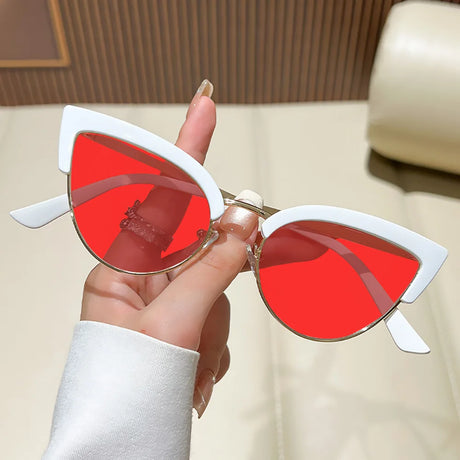 Metal Cat Eye Night Vision Sunglasses