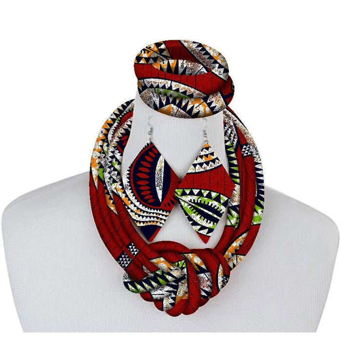 African Rope Necklace Set