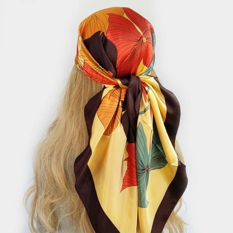 Bandanna Silk Muffler Scarf