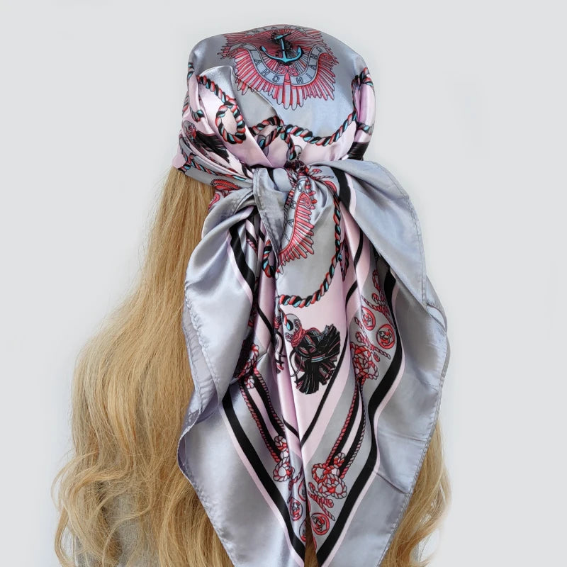 Bandanna Silk Muffler Scarf