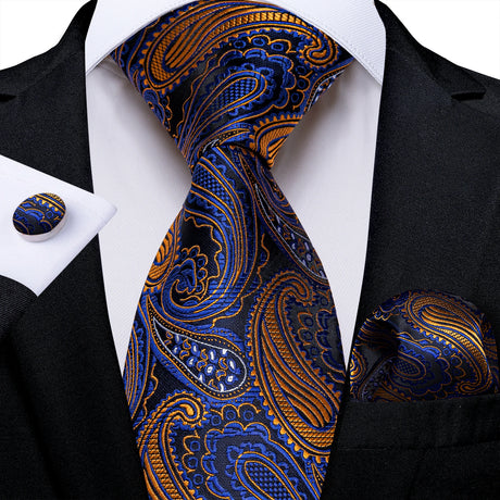 Plaid Classic 8cm Business Pocket Square Cufflinks