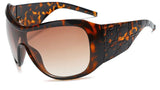 Leopard Oversized Gradient Sexy Sunglasses