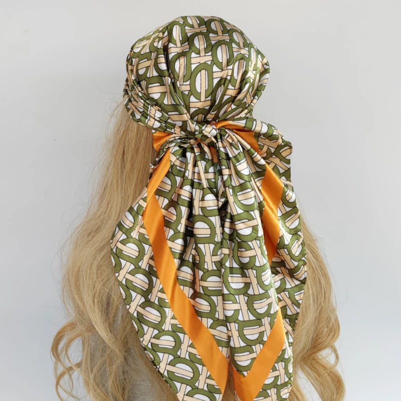 Bandanna Silk Muffler Scarf