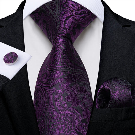 Plaid Classic 8cm Business Pocket Square Cufflinks