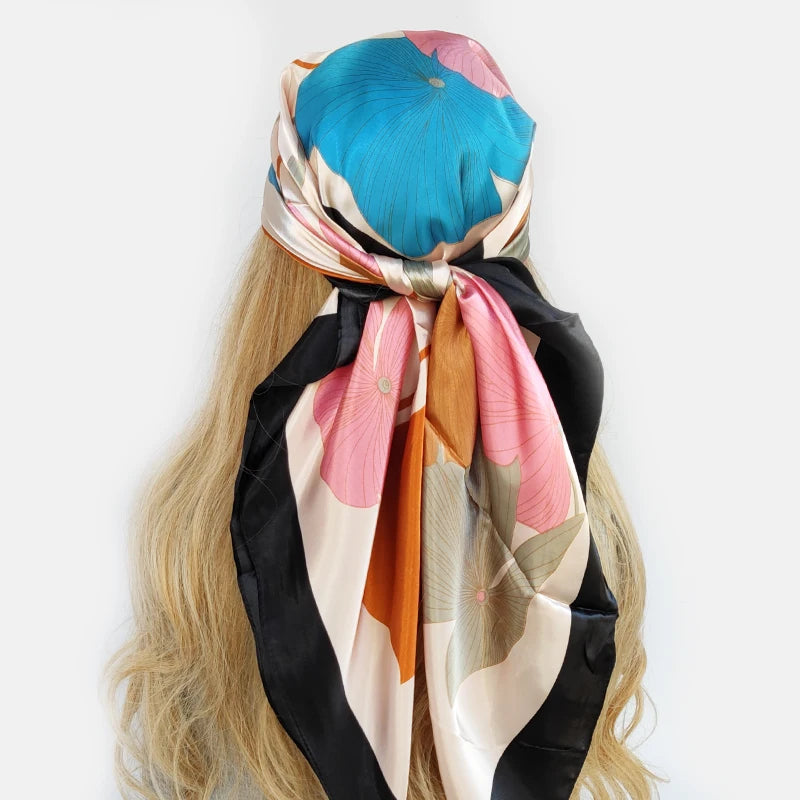 Bandanna Silk Muffler Scarf