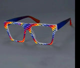 Square Colorful Reading Glasses