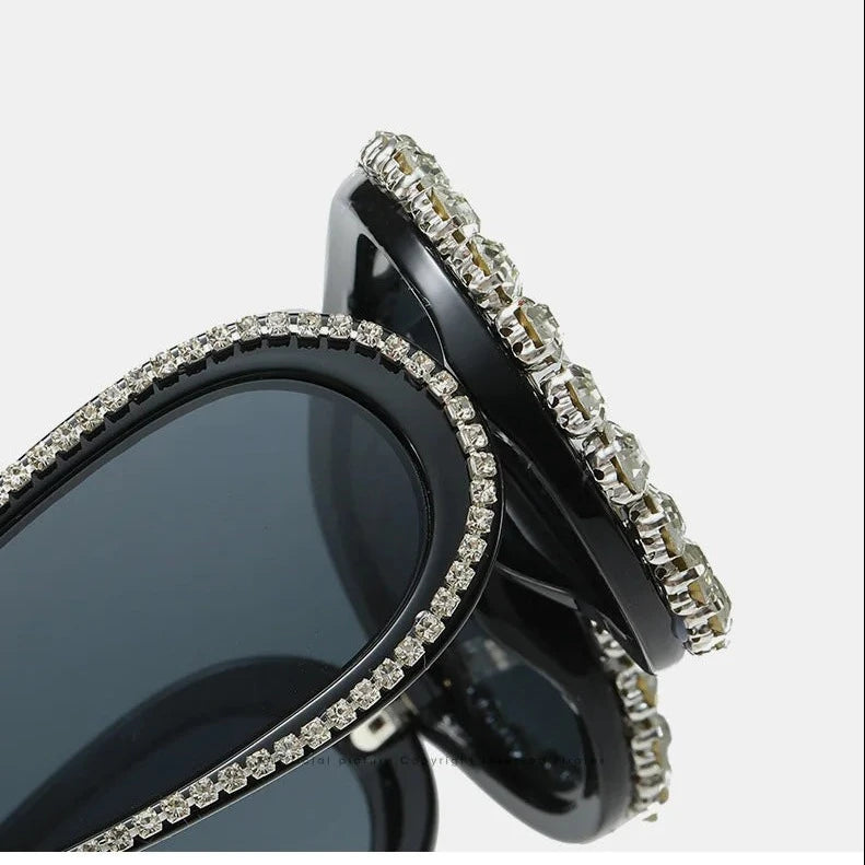 Shiny Diamond Rhinestone Sunglasses