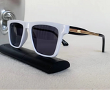 White Square Punk UV400 Cycling Sports Sunglasses