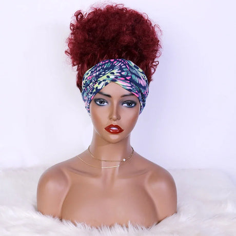 Afro Kinky Puff Synthetic Hair Wig