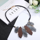 Korean Leaves Necklace