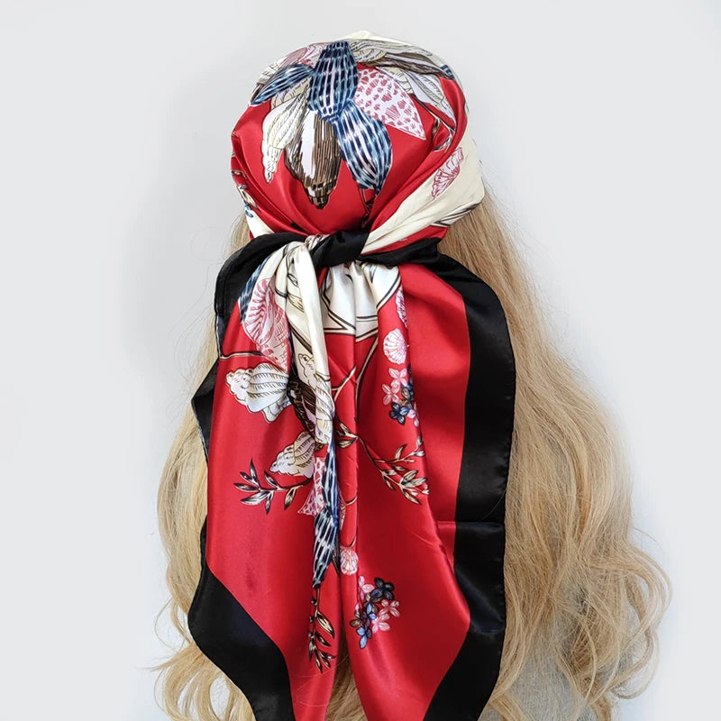 Bandanna Silk Muffler Scarf