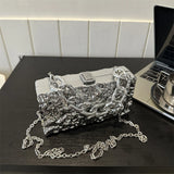 Luxury Gold Silver Bag