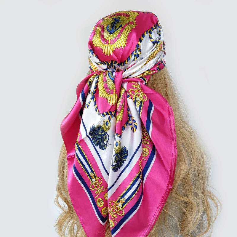 Bandanna Silk Muffler Scarf