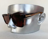 Brown Square Punk UV400 Cycling Sports Sunglasses