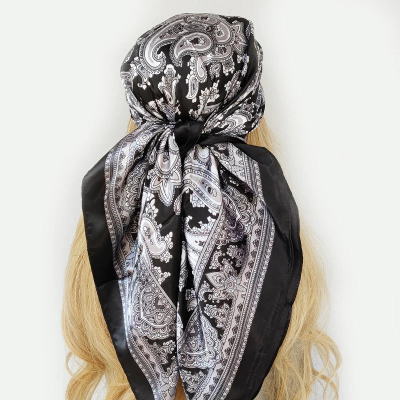 Bandanna Silk Muffler Scarf