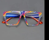 Square Colorful Reading Glasses