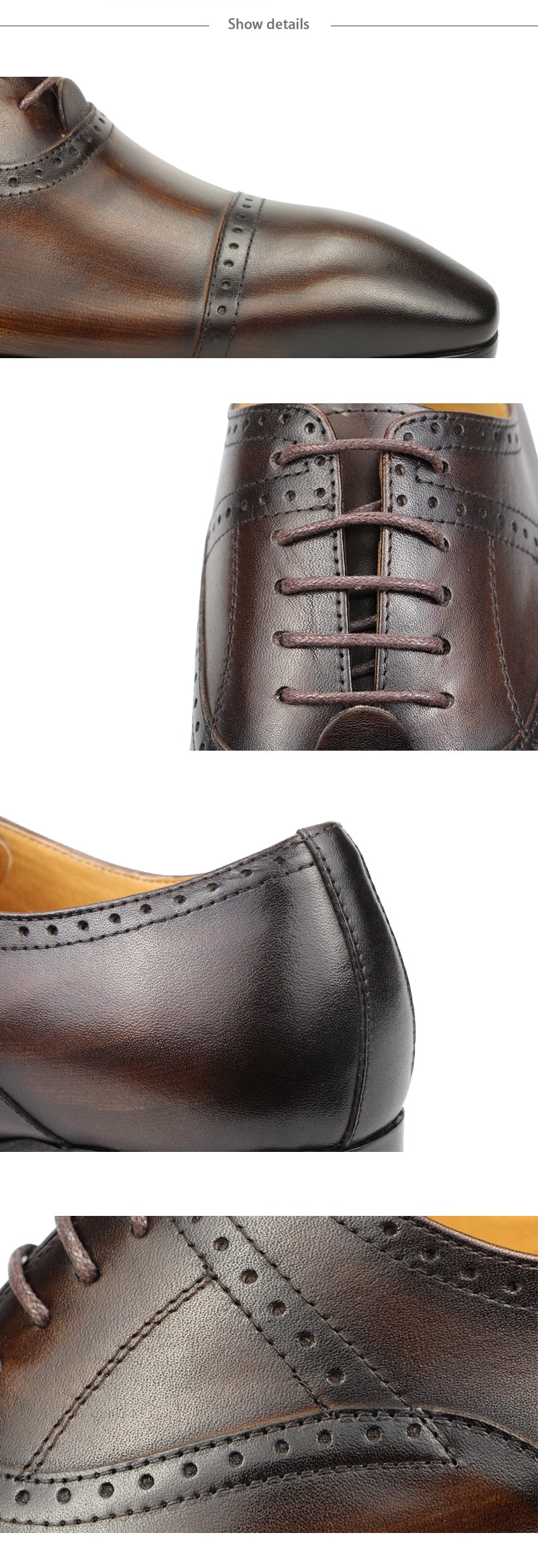 High-Quality Genuine Leather Men Shoes