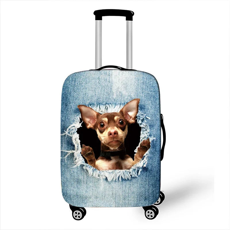 Pocket Dog Luggage Luggage Cover