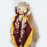 Bandanna Silk Muffler Scarf